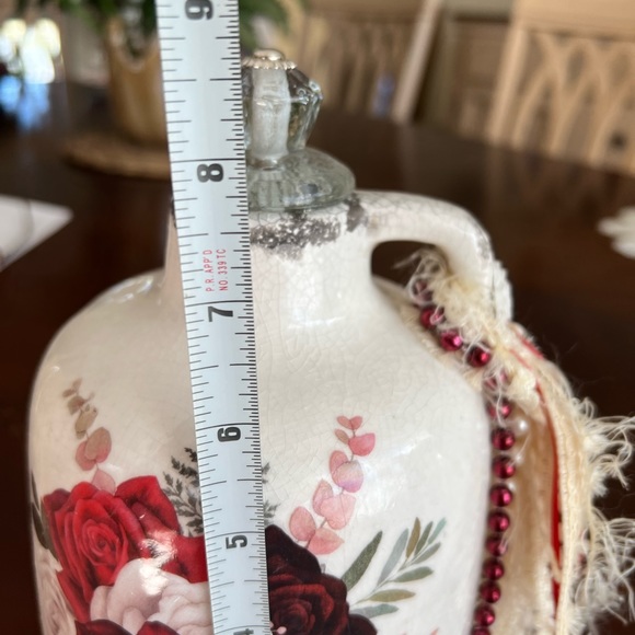 Ceramic jug with rose - Picture 12 of 13